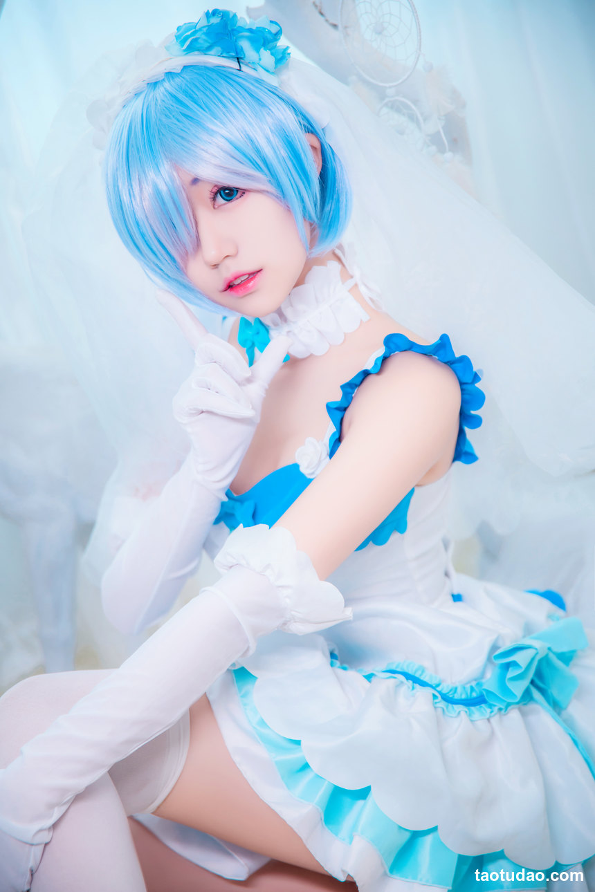 图片[4]-猫君君_MaoJun – NO.24 蕾姆花嫁 [38P-295MB]-绅士图