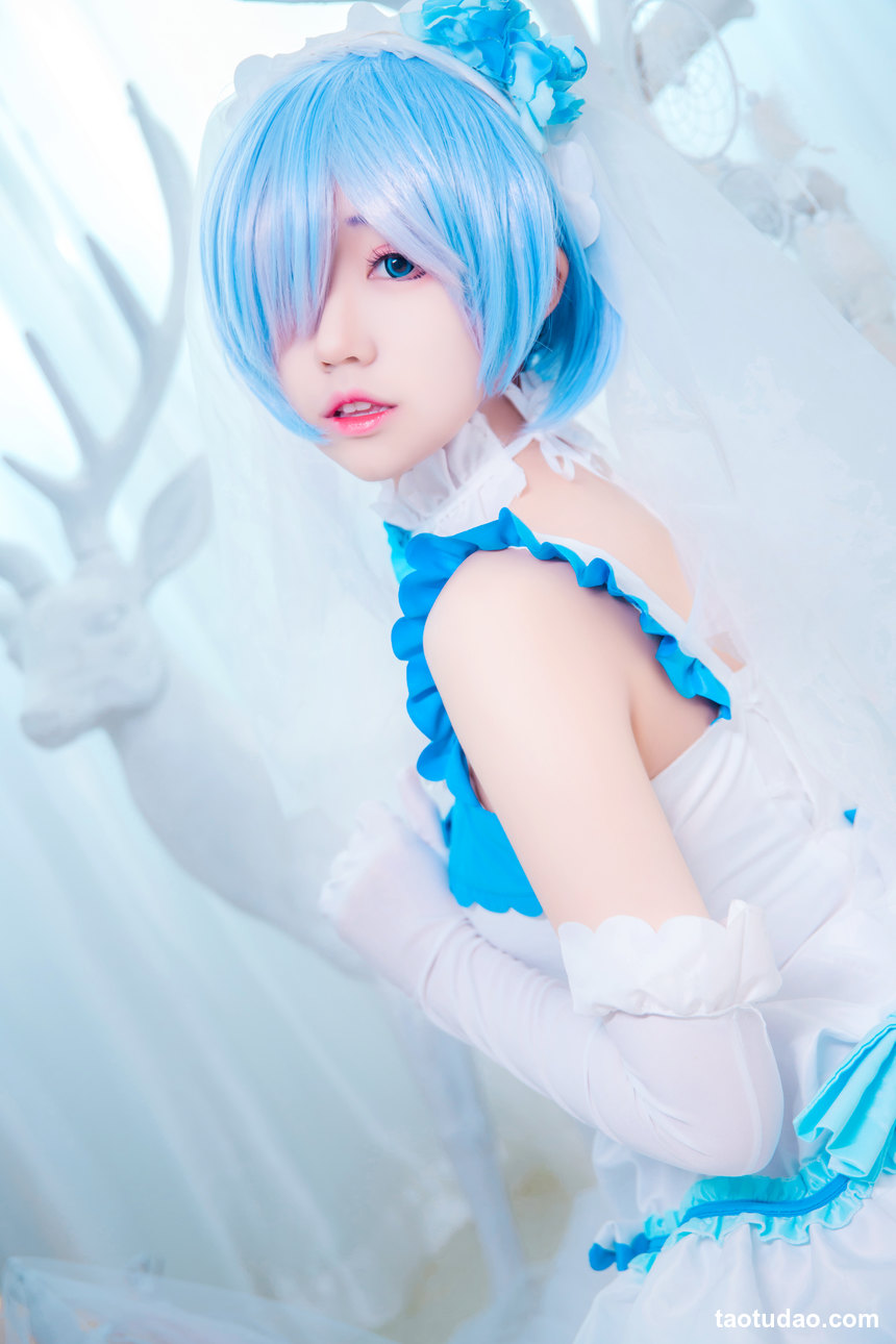 图片[3]-猫君君_MaoJun – NO.24 蕾姆花嫁 [38P-295MB]-绅士图