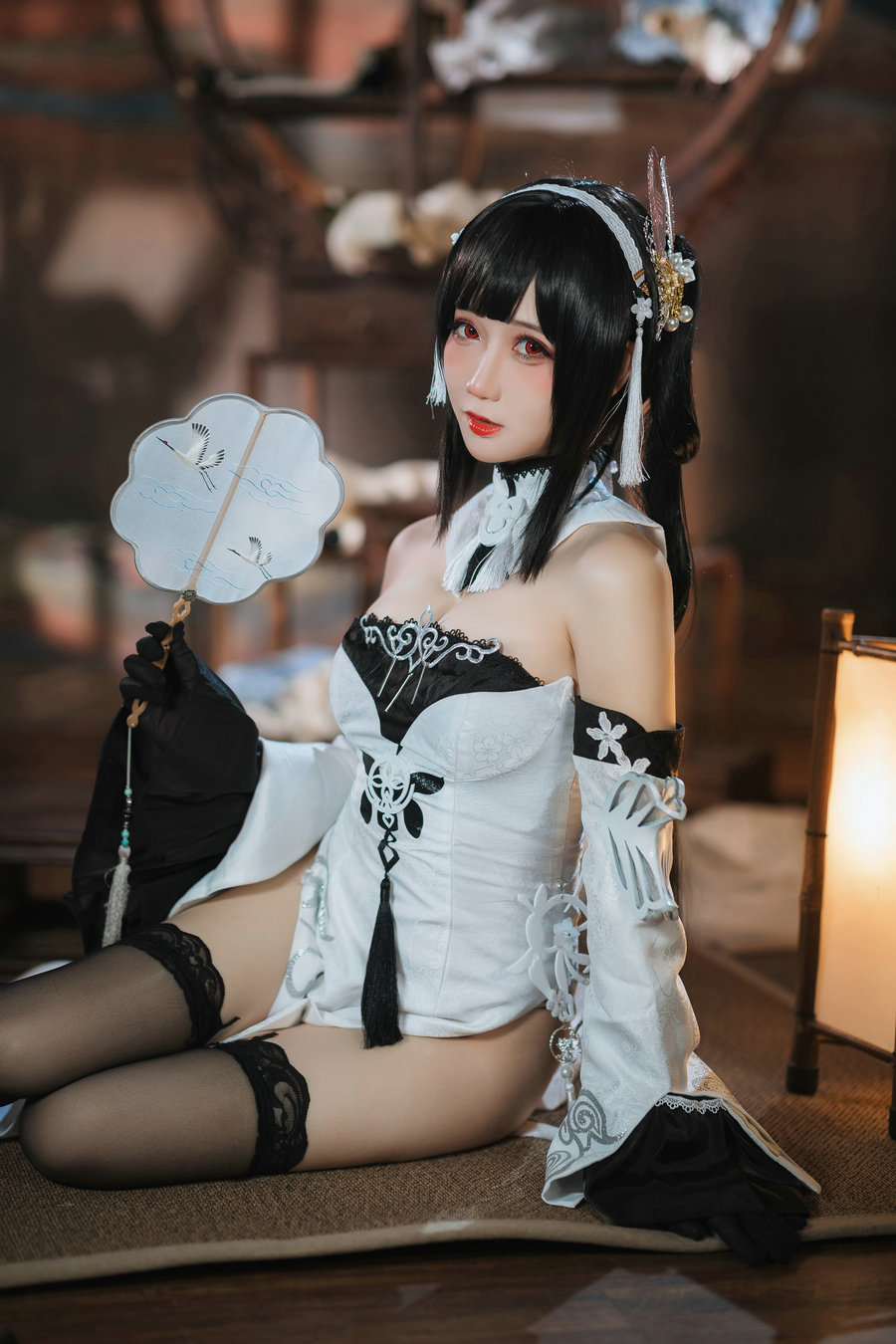 焖焖碳 - 碧蓝航线 镇海白黑礼服 / 23P-182MB / cos萌妹-绅士图