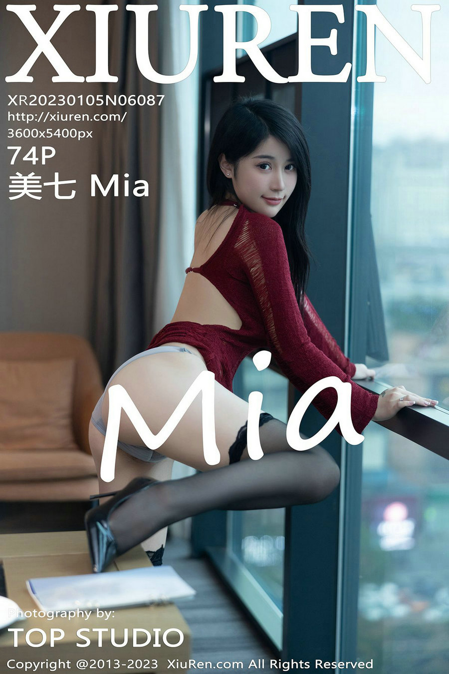 / 秀人美媛馆 / 2023.01.05 No.6087 美七Mia / 74P581MB / 秀人网-绅士图