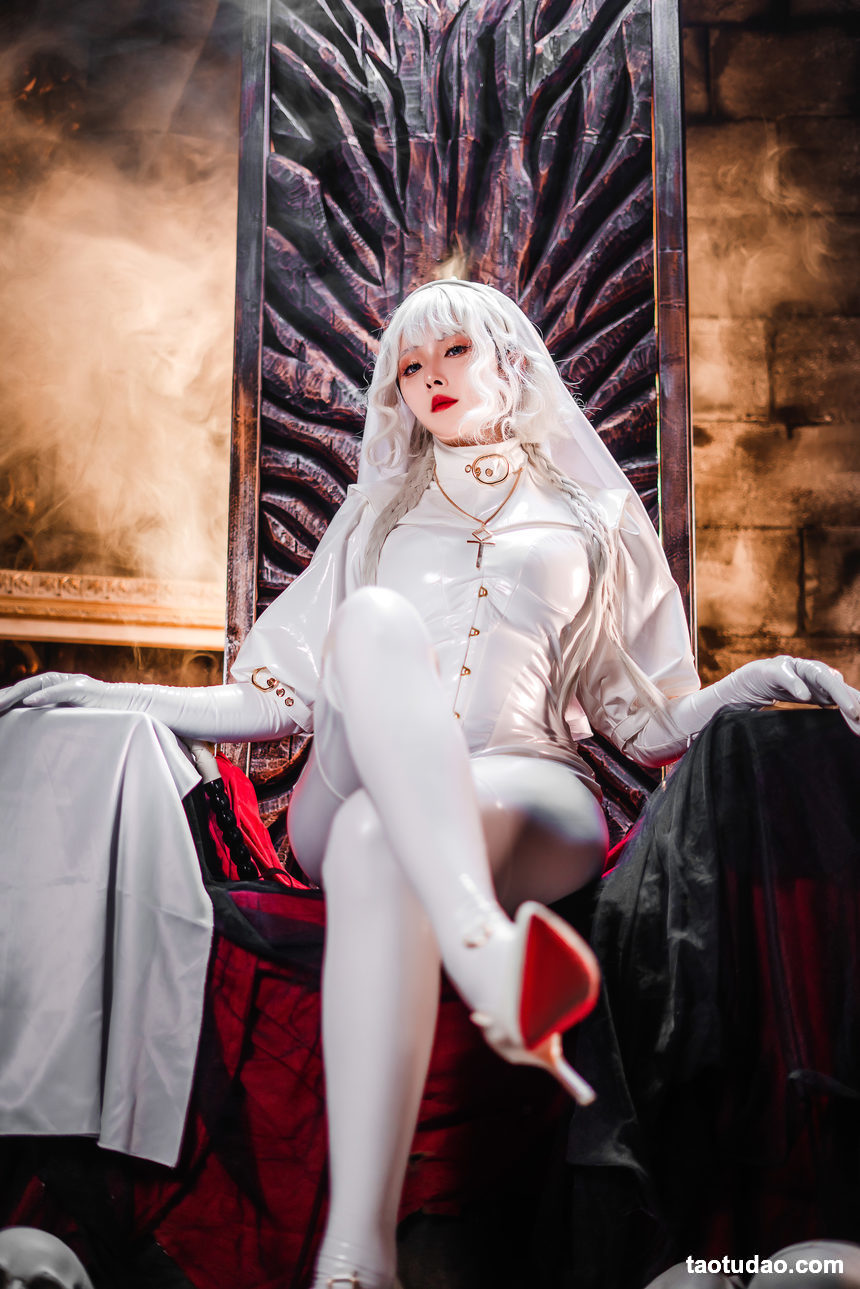 图片[4]-Natsuko夏夏子 –  白修女[61P+1V-621M]-绅士图