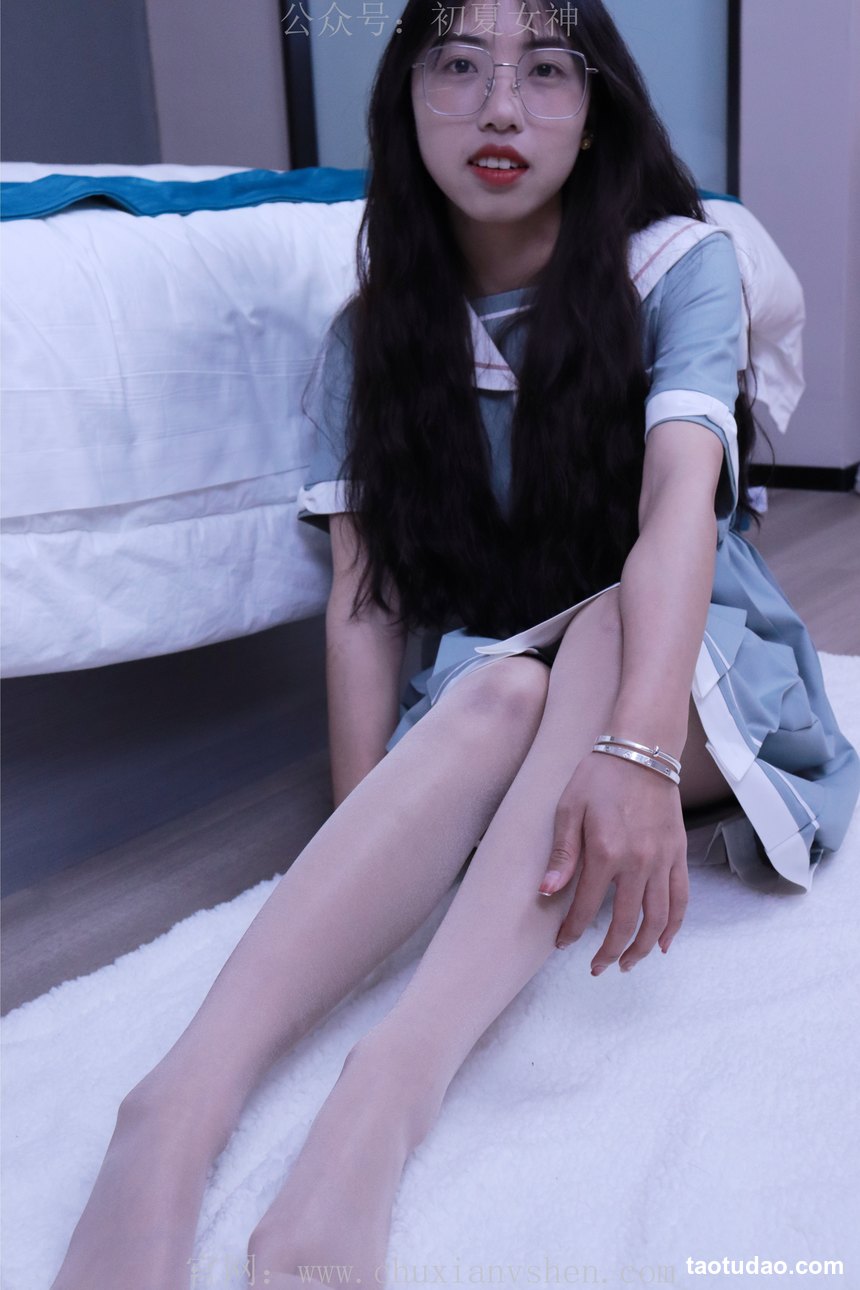 图片[3]-初夏女神 NO.008 雪糕 浅蓝色JK裙搭配小白鞋[135P+1V-4.29GB]-绅士图