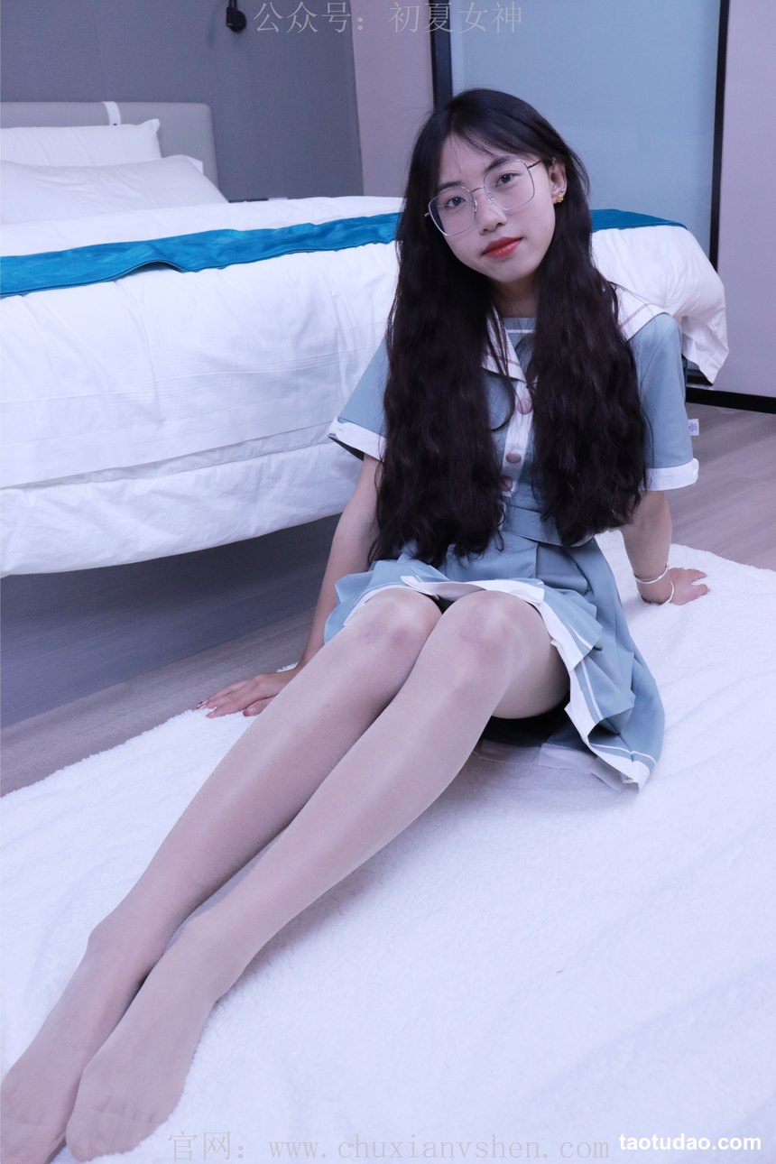 图片[2]-初夏女神 NO.008 雪糕 浅蓝色JK裙搭配小白鞋[135P+1V-4.29GB]-绅士图