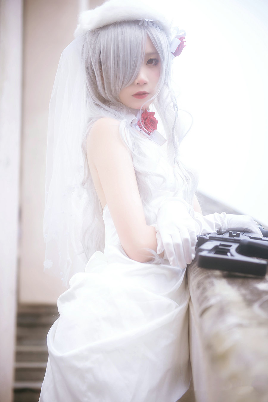清纯少女五更百鬼 - 婚纱 / 10P-96MB / cos萌妹-绅士图