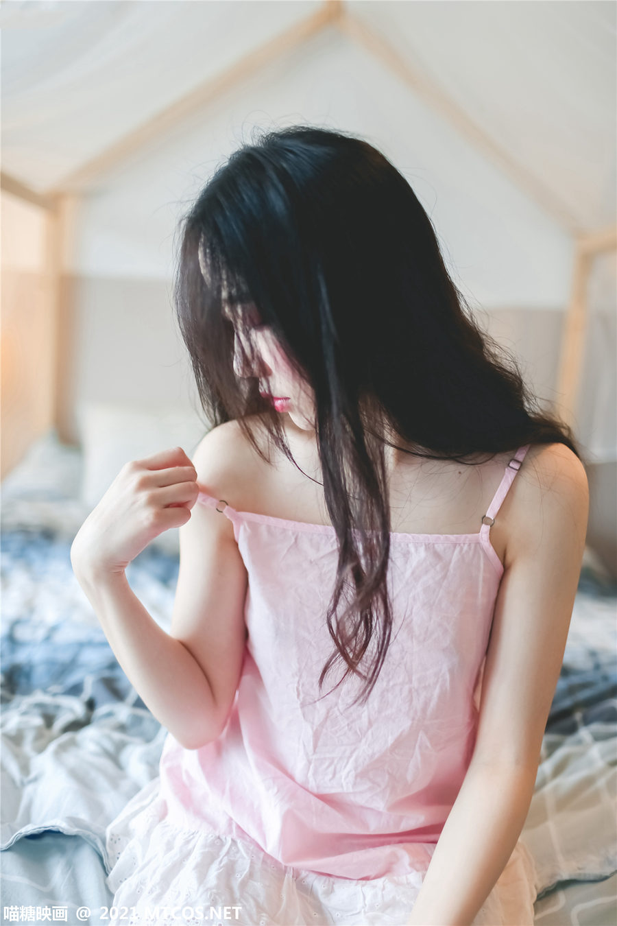 图片[2]-[喵糖映画] VOL.406 粉裙民宿[28P-163MB]-绅士图
