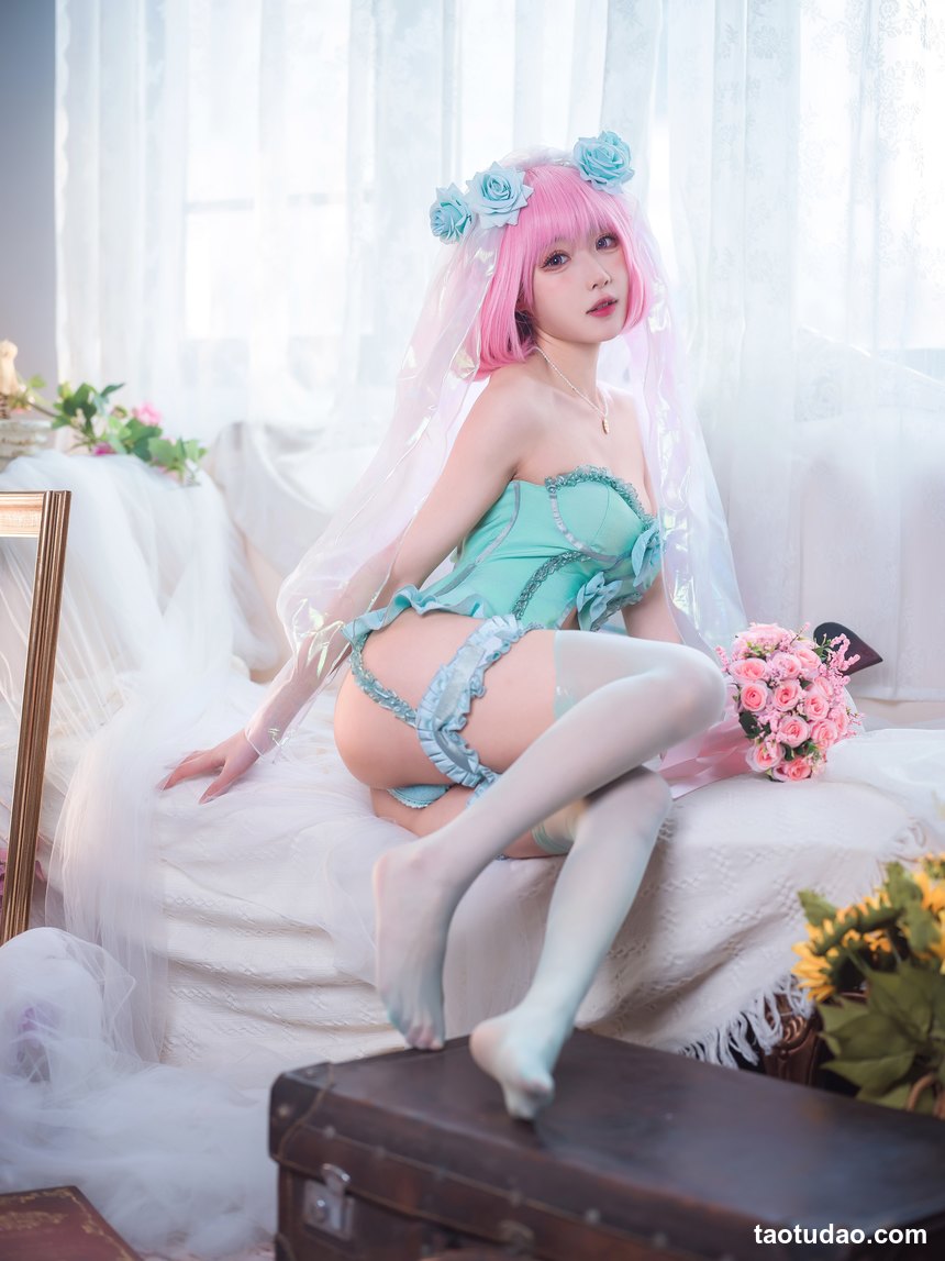 图片[2]-阿包也是兔娘 No.082-王女梦梦 婚纱内衣 [33P-573MB]-绅士图