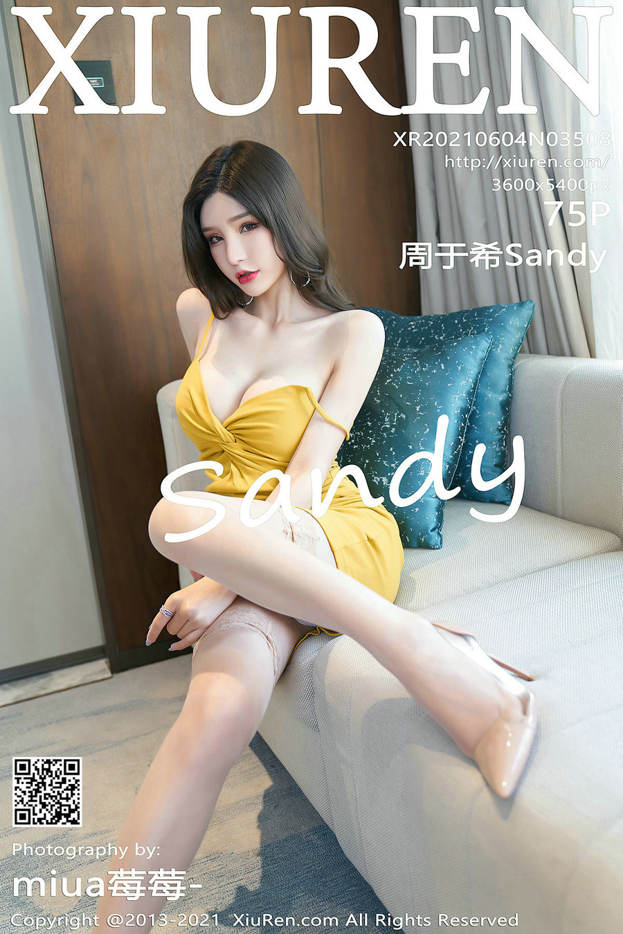 / 秀人美媛馆 / 2021.06.04 No.3508 周于希Sandy / 75P705MB / 秀人网-绅士图