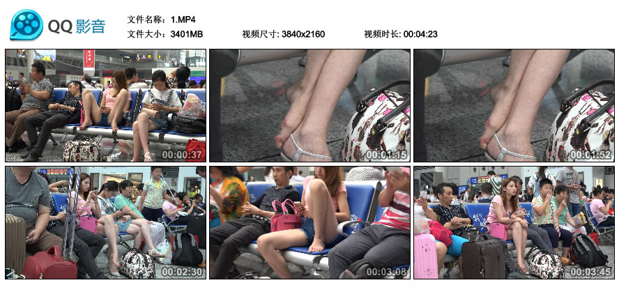精选街拍视频 No.1360 热裤美足凉高跟美女豪放的坐姿 / 3.32GB / 街拍视频-绅士图