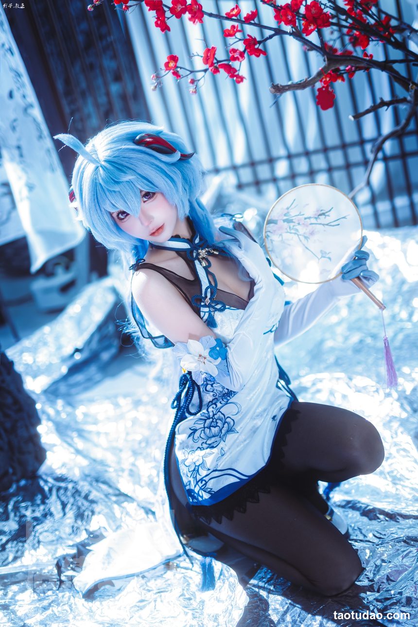 图片[4]-蠢沫沫 – – 2024年会员 原神 甘雨旗袍[27P-180.7M]-绅士图