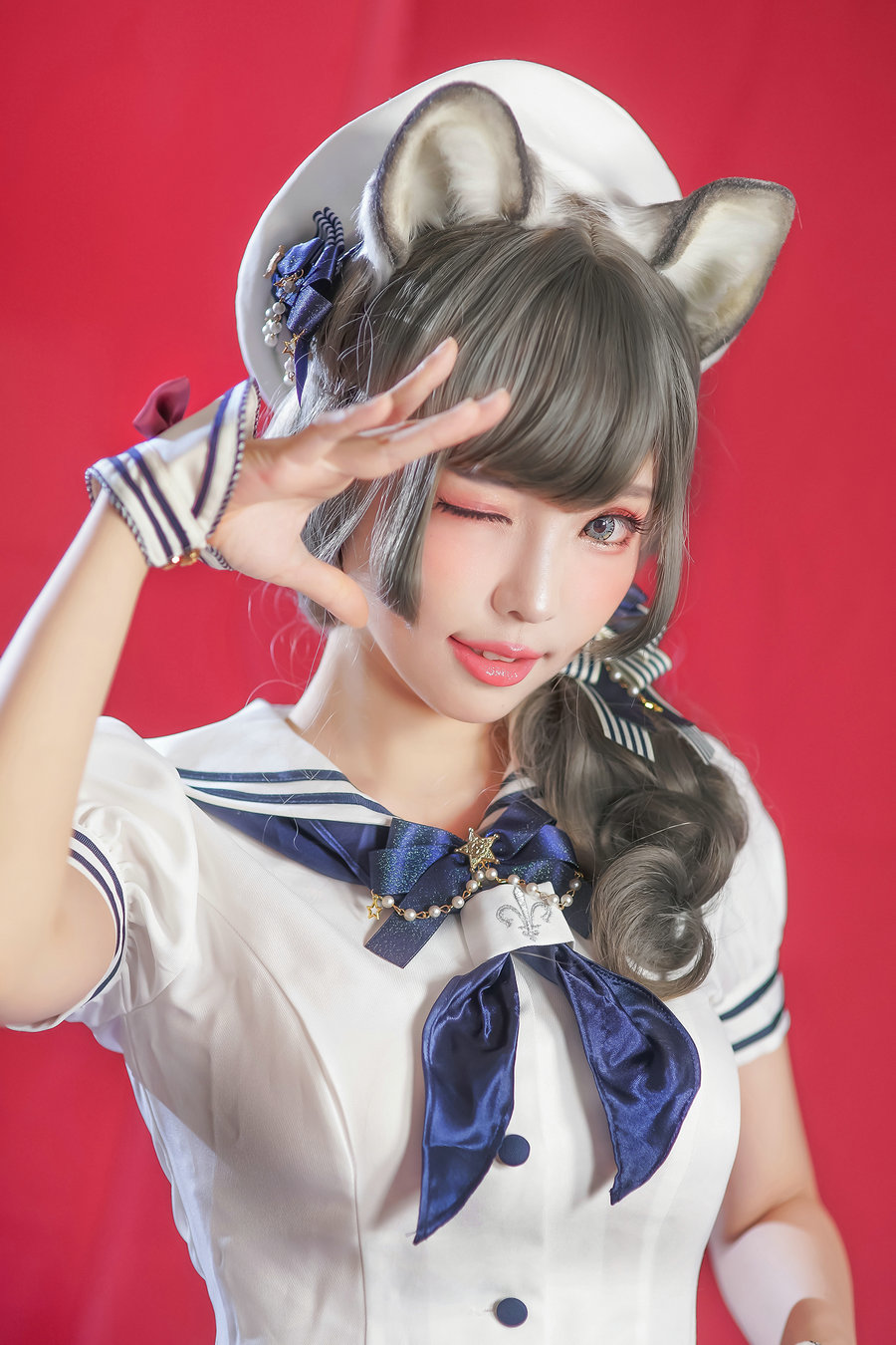 Ely_eee(ElyEE子) - 灰太狼-jk / 22P-106MB / cos萌妹-绅士图