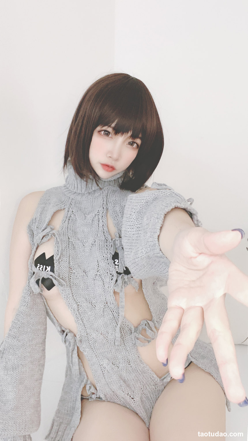 图片[2]-二佐Nisa – 私房洞洞毛衣 [66P+2V／398MB]-绅士图