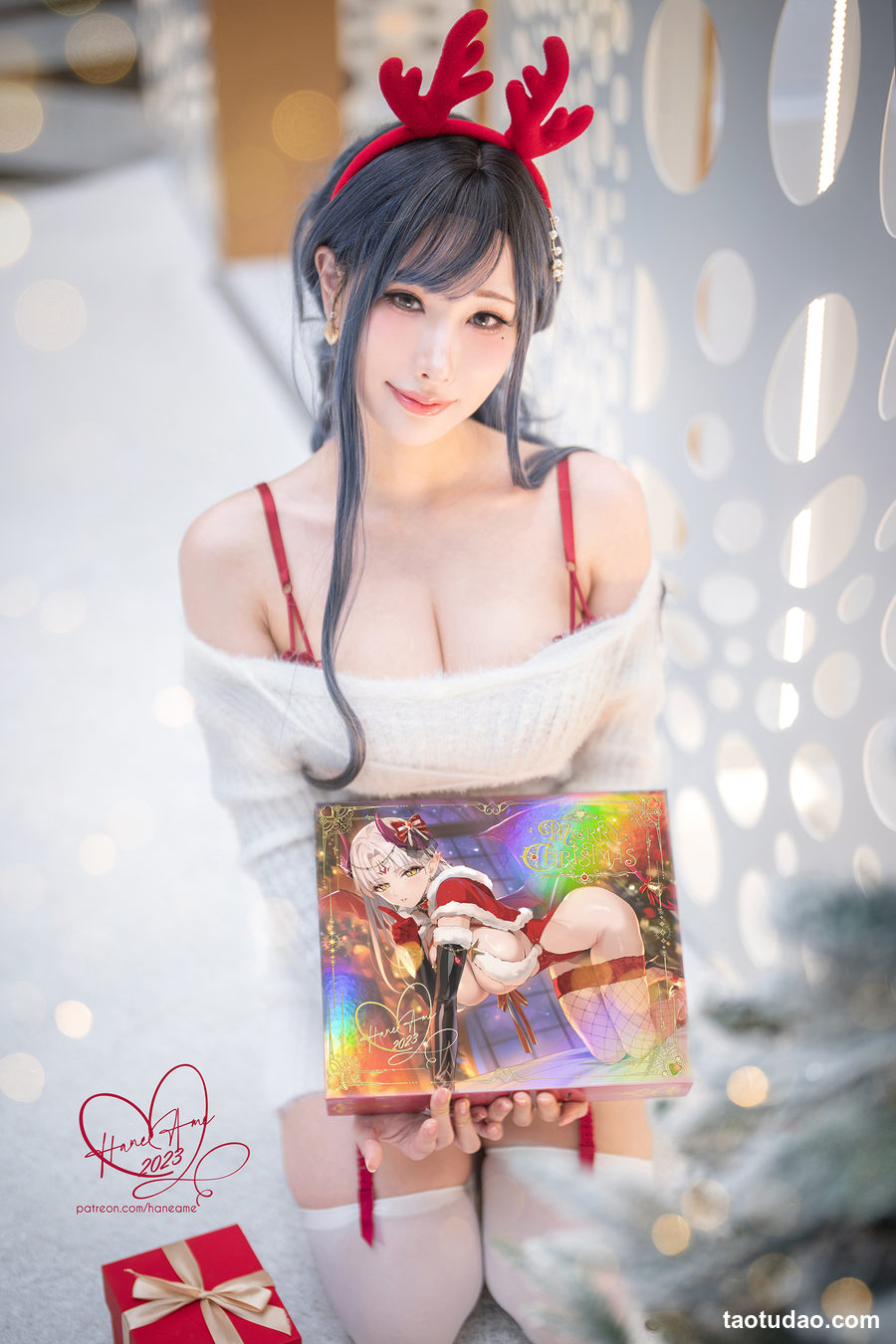 图片[4]-雨波_HaneAme –  23年12月订阅 Original 2023 White Christmas Moose Onesan [38P-205MB]-绅士图