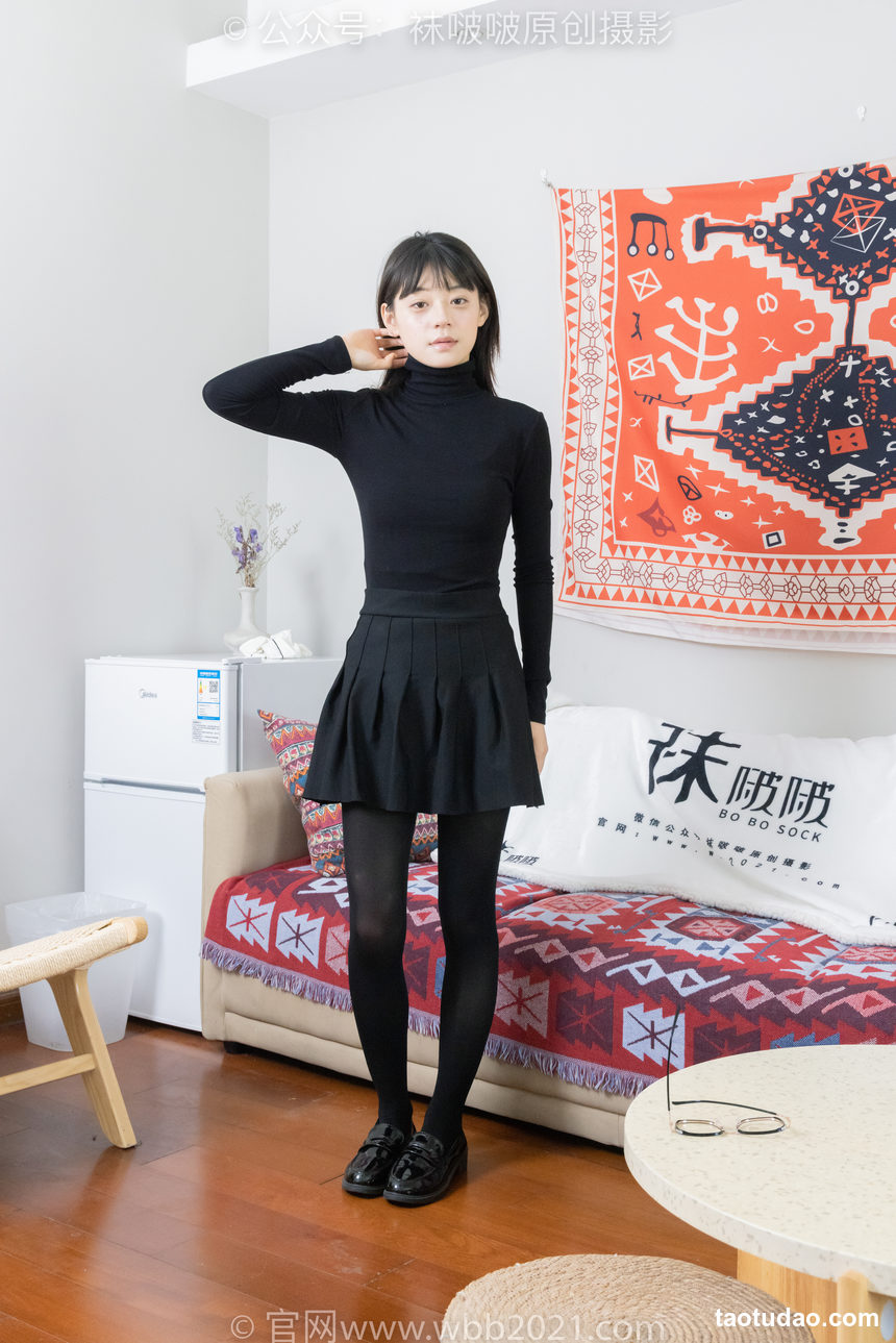 图片[2]-[BoBoSocks袜啵啵]NO.466 糯米-皮鞋、厚黑丝[140P+1V／7.09GB]-绅士图