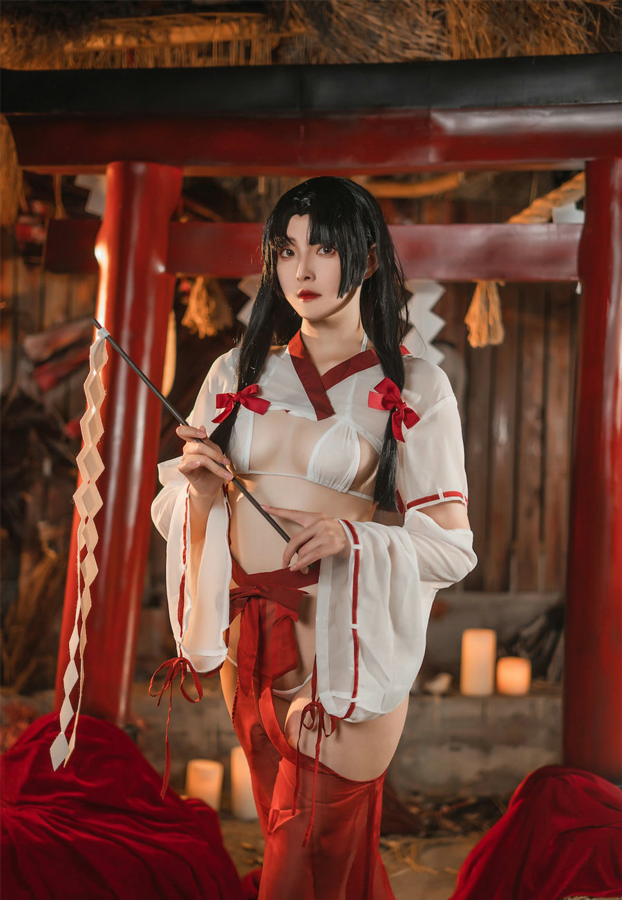Natsuko夏夏子 - 祈愿巫女 / 54P-192MB / cos萌妹-绅士图