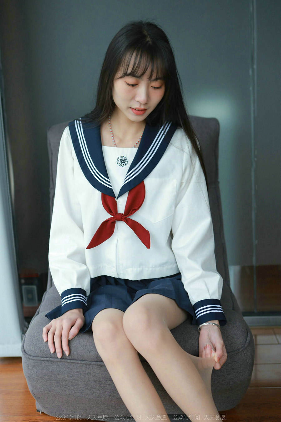 IESS异思趣向 - 模特：团团《可爱JK装》/ 82P-82MB / 机构-艺库