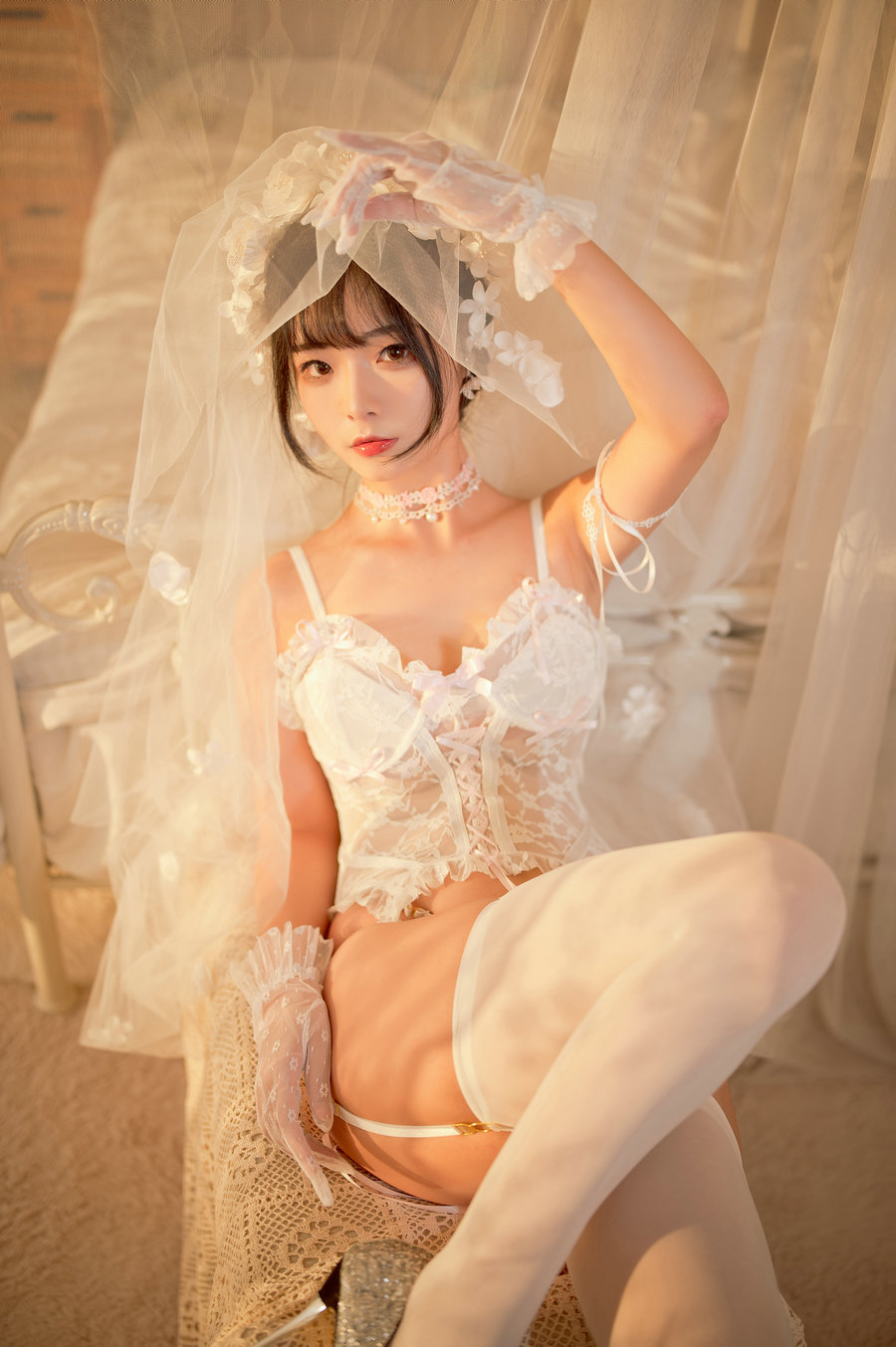 yuuhui玉汇 - 纯白花嫁 / 60P-860MB / cos萌妹-绅士图