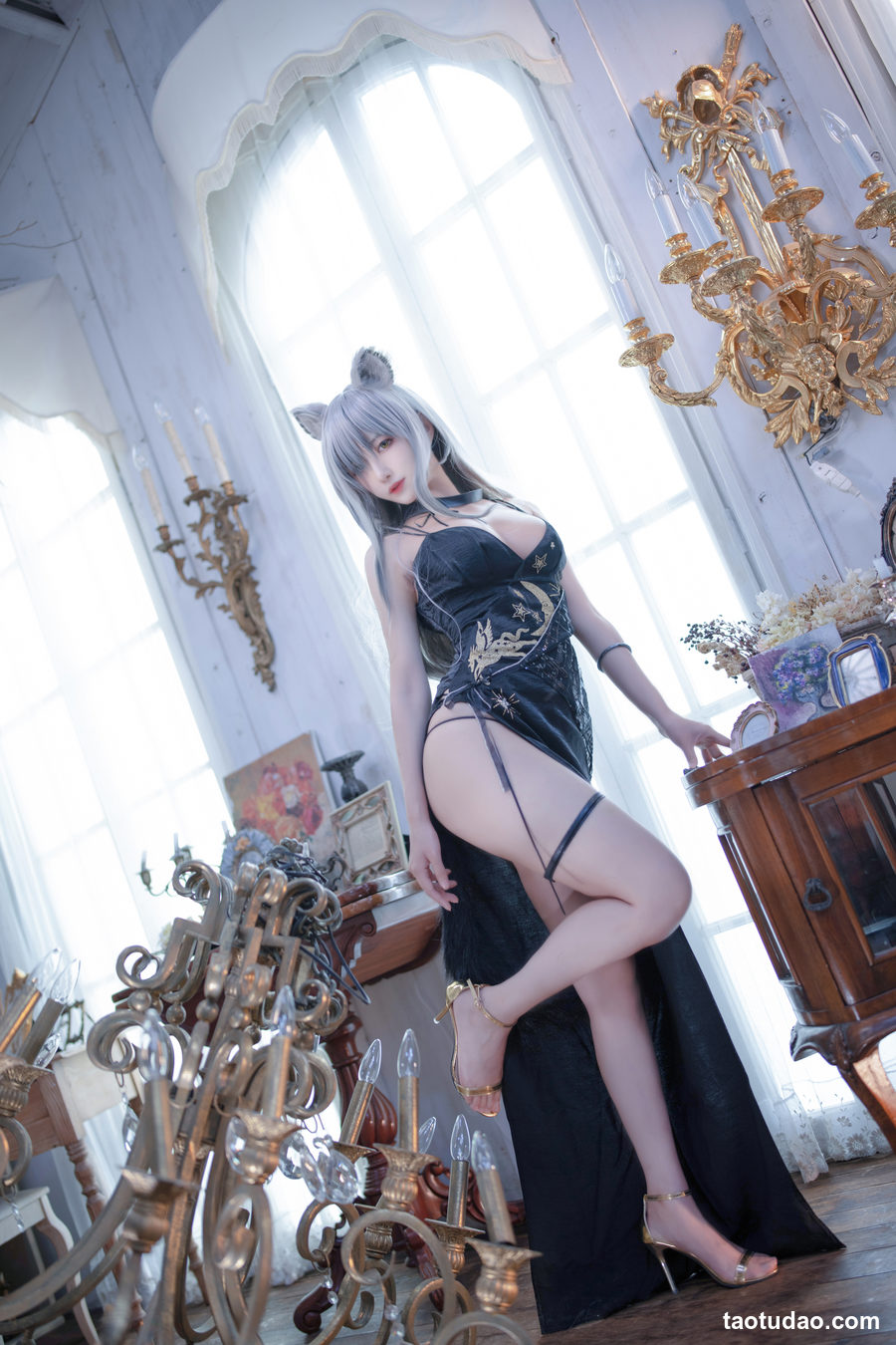 图片[3]-Shika小鹿鹿 – 明日方舟 黑 [15P-373MB]-绅士图